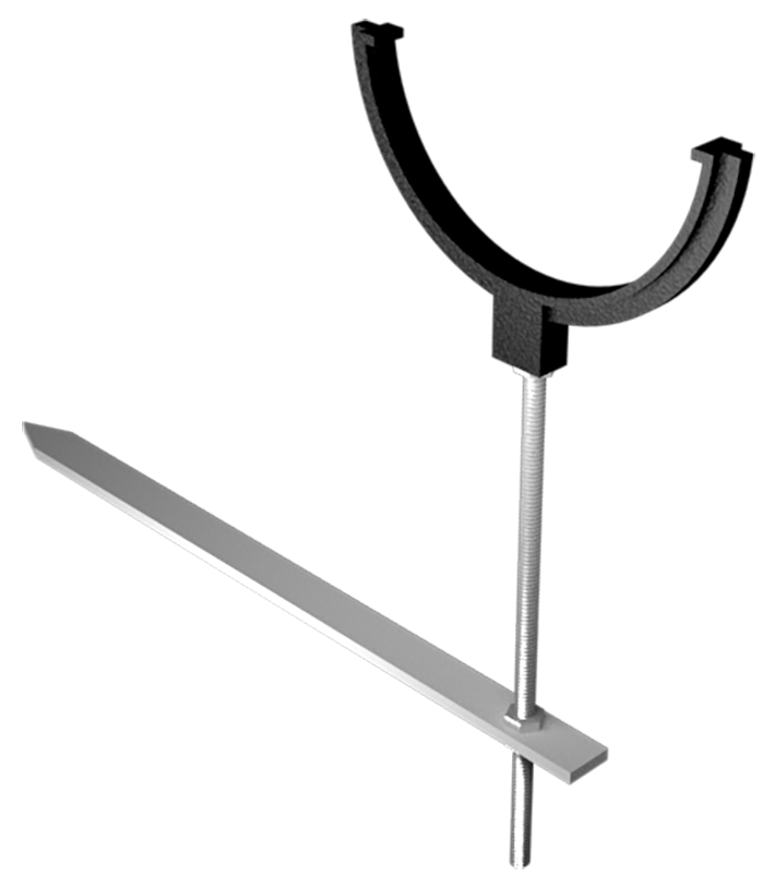 ARP Legacy - (100-150mm) Plain Half Round Gutter Brackets