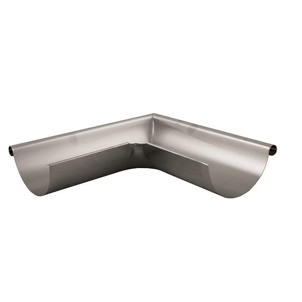 Lindab Galvanised Steel External Gutter Angle (100mm - 150mm) - Aluminium Gutters Direct