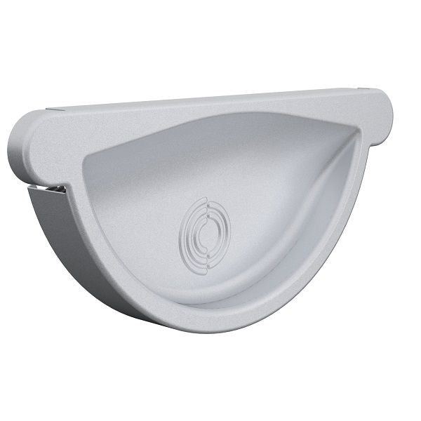 Lindab Painted Steel Self-Locking Stop End (100mm - 150mm) - Aluminium Gutters Direct