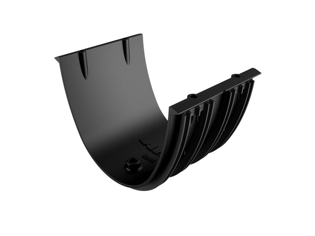 ARP Sentinel - 125mm Beaded Deepflow Half Round Gutter Union Connector - Aluminium Gutters Direct