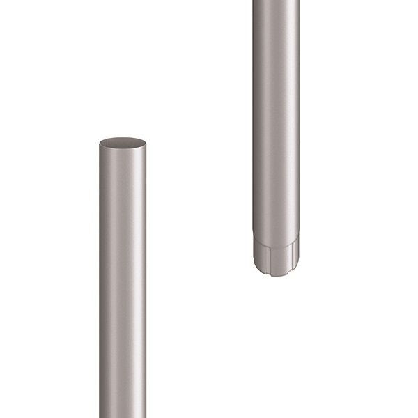 Lindab Painted Steel Downpipe (75mm - 120mm) - Aluminium Gutters Direct