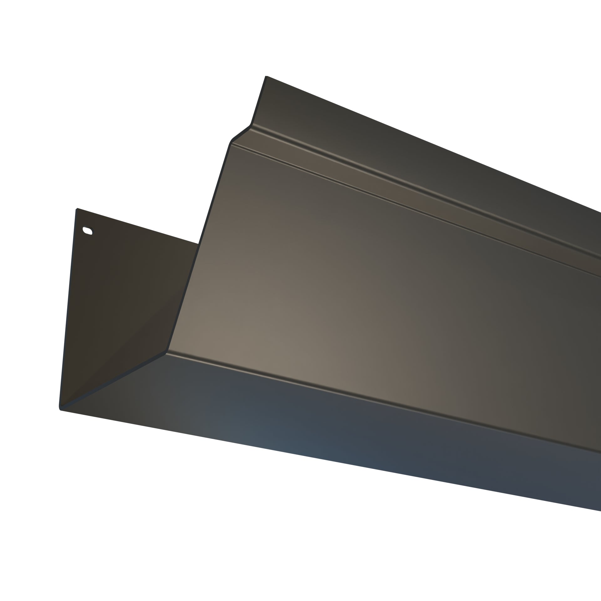 Dales Nene 2 (235x150) - Gutter 3m Lengths - Aluminium Gutters Direct