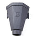 Hargreaves - Cast Iron Hopper Head H0 Flatback - Aluminium Gutters Direct