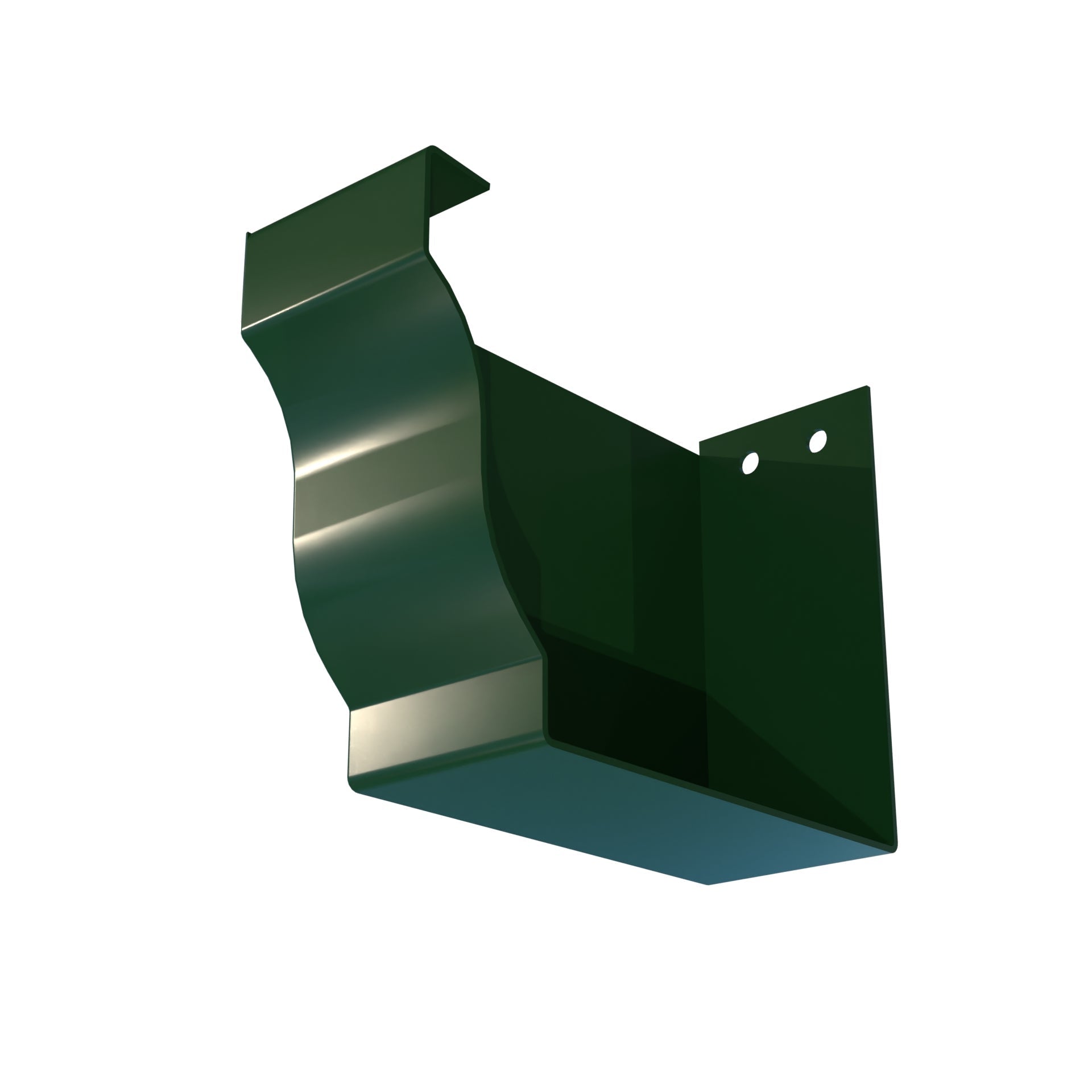 Dales Dove (148x110) - Left Hand Stopend - Aluminium Gutters Direct