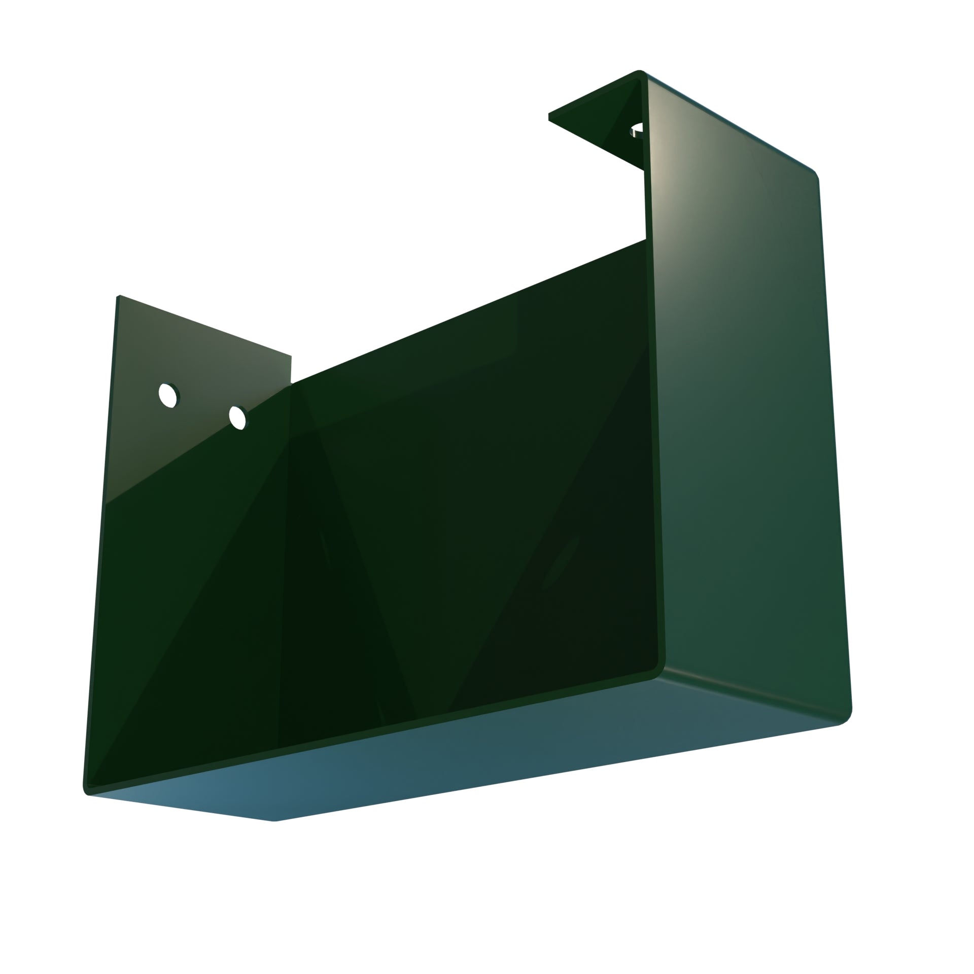 Dales Delta 100 (100x150) - Right Hand Stopend - Aluminium Gutters Direct