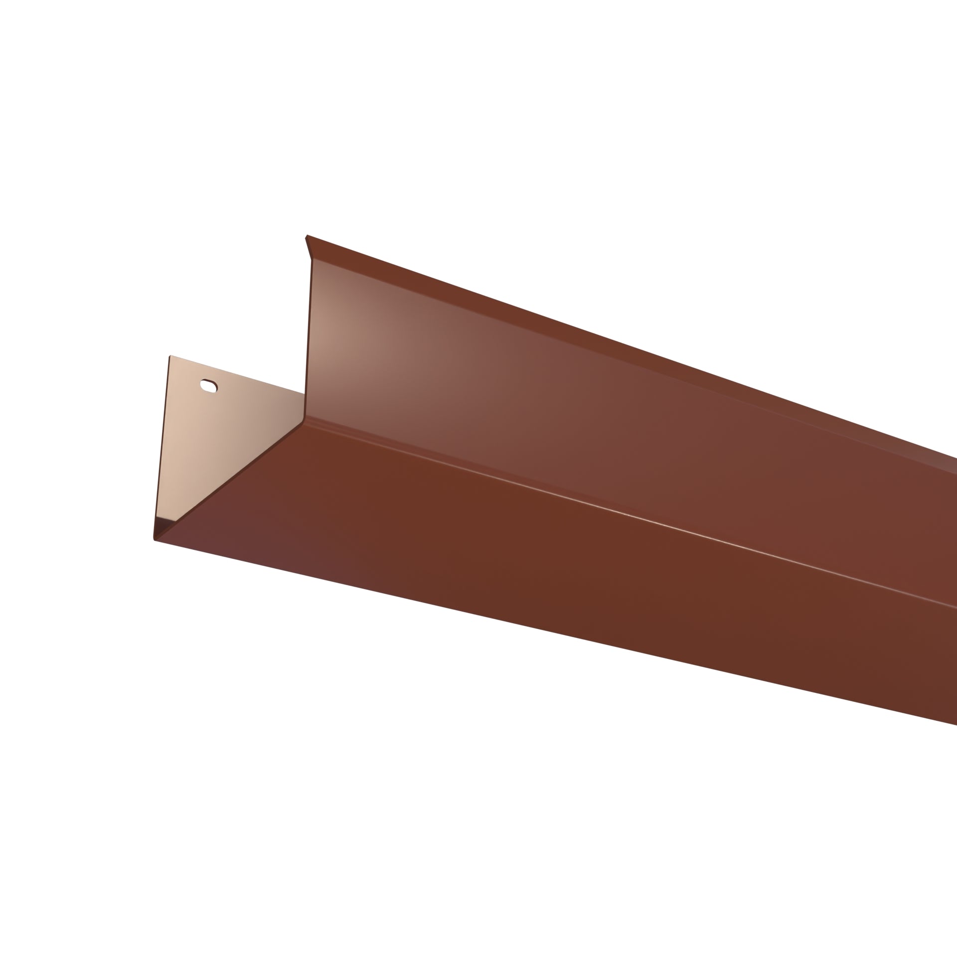 Dales System 75 (130x135) - Gutter 3m Lengths - Aluminium Gutters Direct