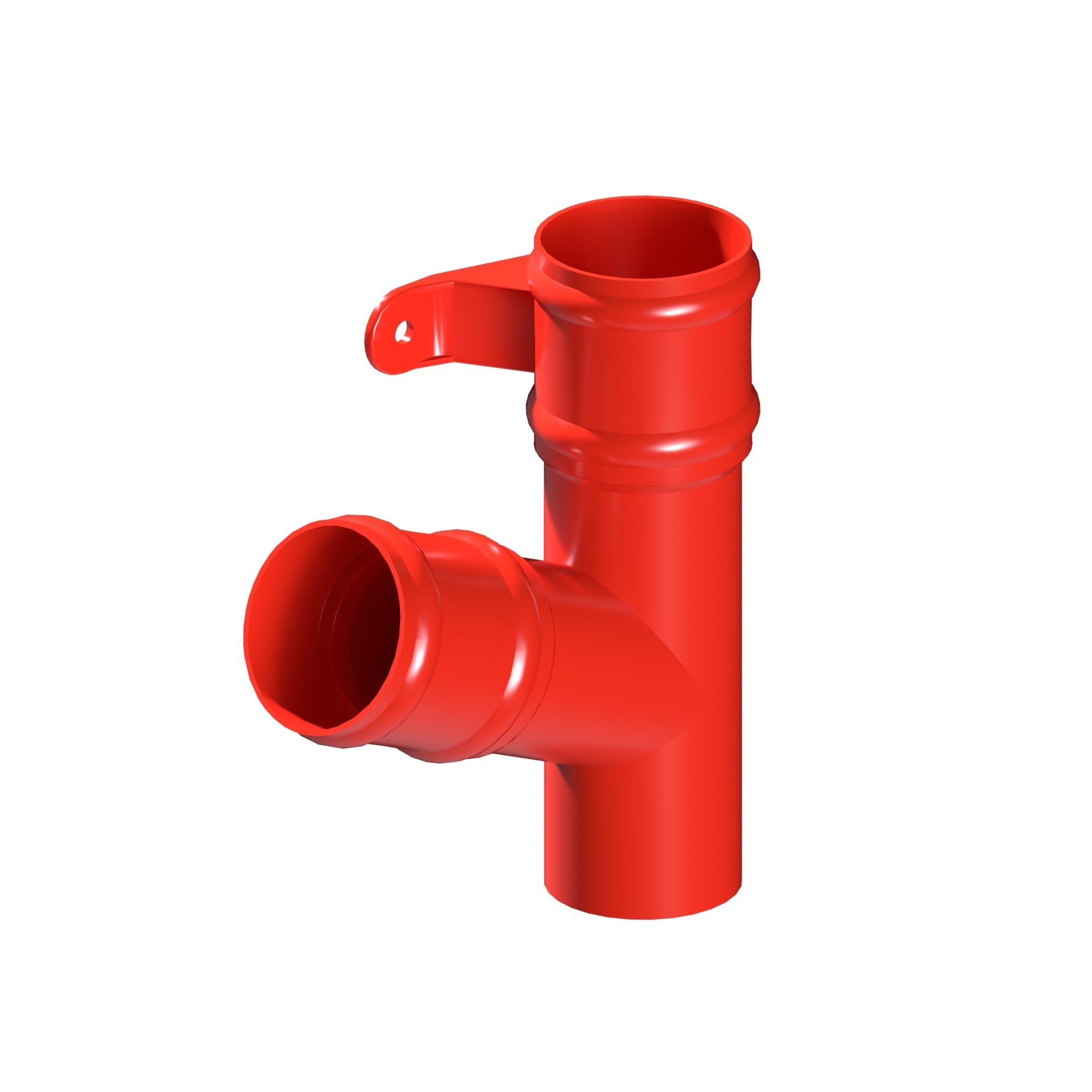 Dales Traditional Round 76.2mm Dia Downpipe - (Left Hand) 112.5 Degree Pipe Branch CW Socket