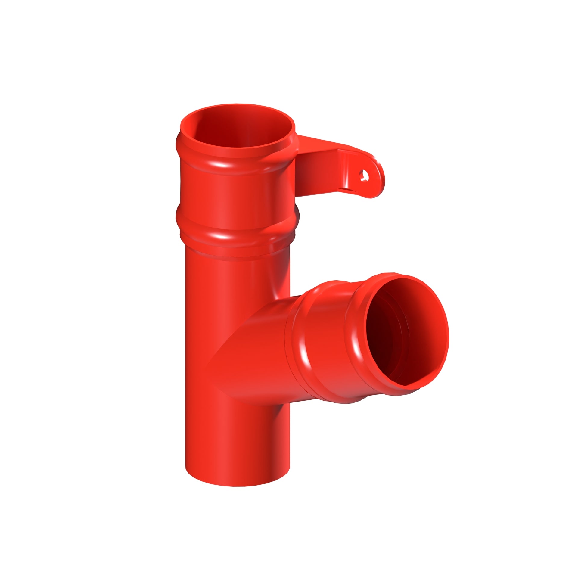 Dales Traditional Round 76.2mm Dia Downpipe - (Right Hand) 112.5 Degree Pipe Branch CW Socket