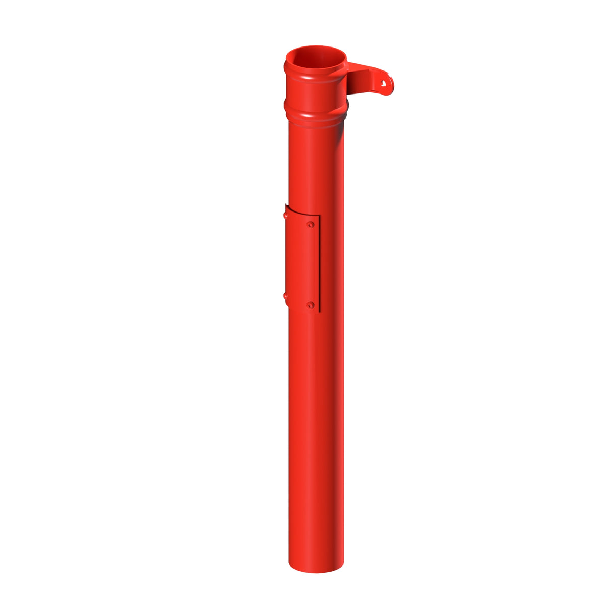 Dales Traditional Round 76.2mm Dia Downpipe - Rodding Access 750mm Long CW Socket & Cover Plate