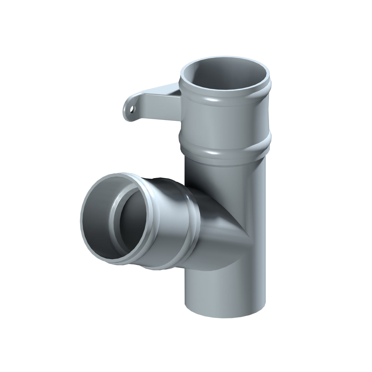 Dales Traditional Round 101.6mm  Dia Downpipe - (Left Hand) 112.5 Degree Pipe Branch CW Socket