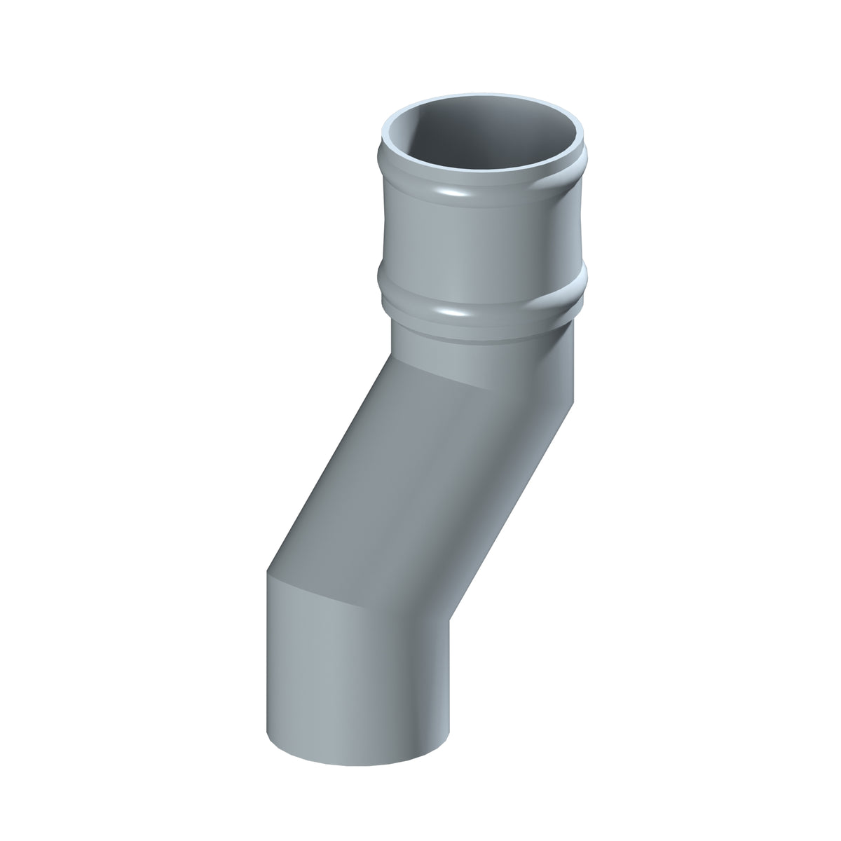 Dales Traditional Round 101.6mm Dia Downpipe - Pipe Offset 135 Degree (100mm Projection) CW Cast Collar