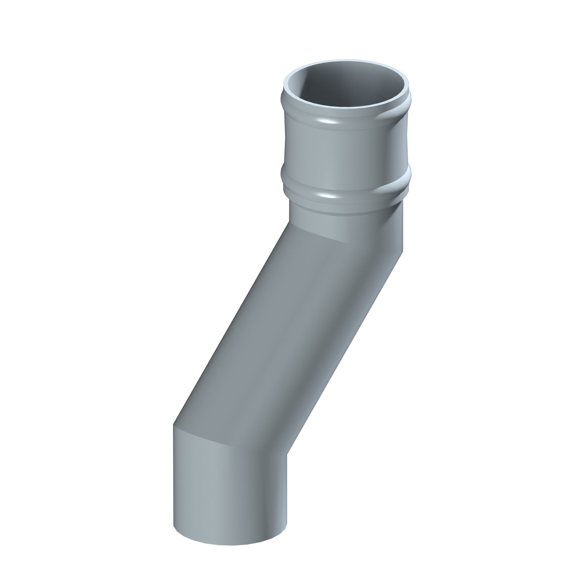 Dales Traditional Round 101.6mm Dia Downpipe - Pipe Offset 135 Degree (150mm Projection) CW Cast Collar