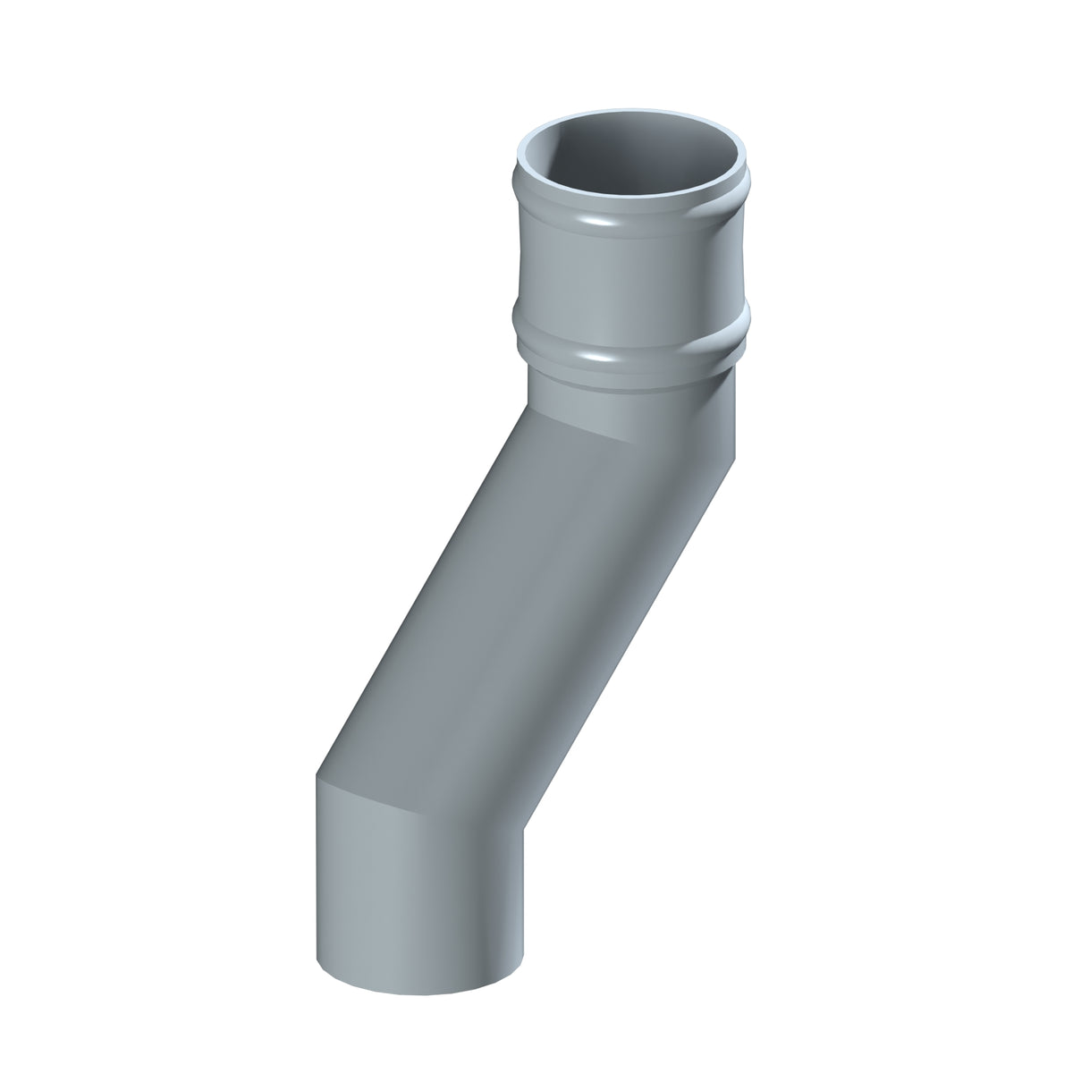Dales Traditional Round 101.6mm Dia Downpipe - Pipe Offset 135 Degree (150mm Projection) CW Cast Collar