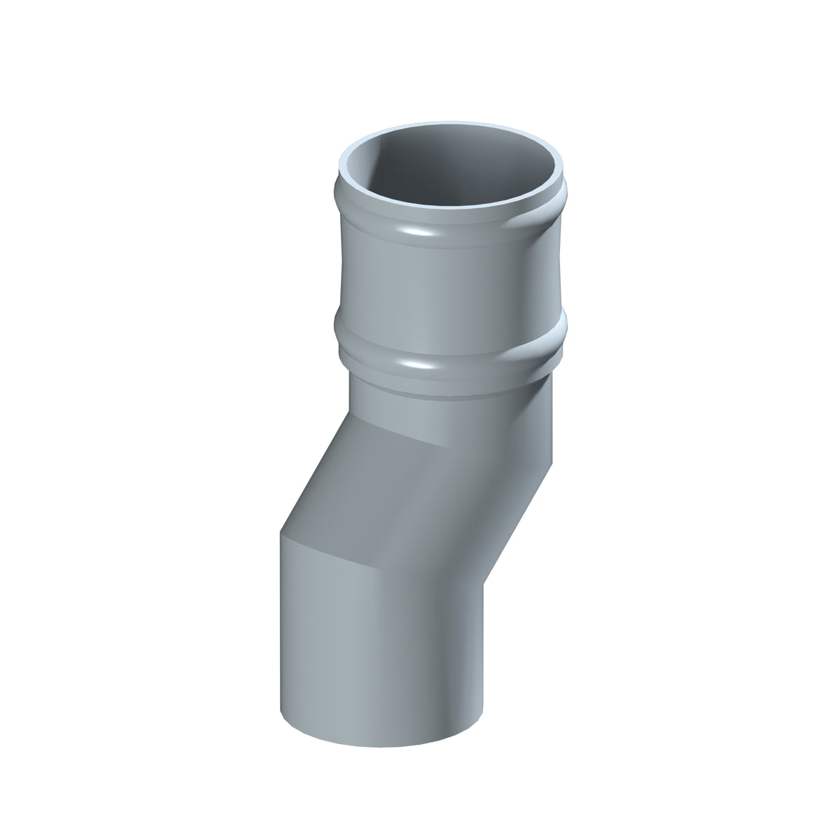 Dales Traditional Round 101.6mm Dia Downpipe - Pipe Offset 135 Degree (50mm Projection) CW Cast Collar