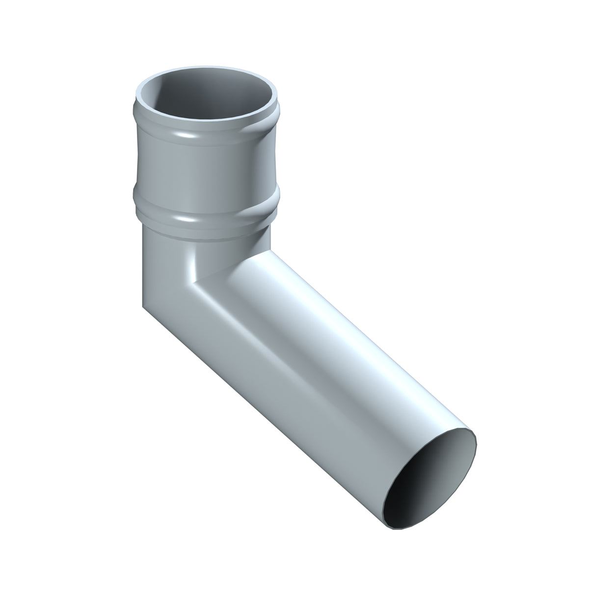 Dales Traditional Round 101.6mm Dia Downpipe - Long Tailed Elbow 112.5 Degree (300mm Projection) CW Cast Collar