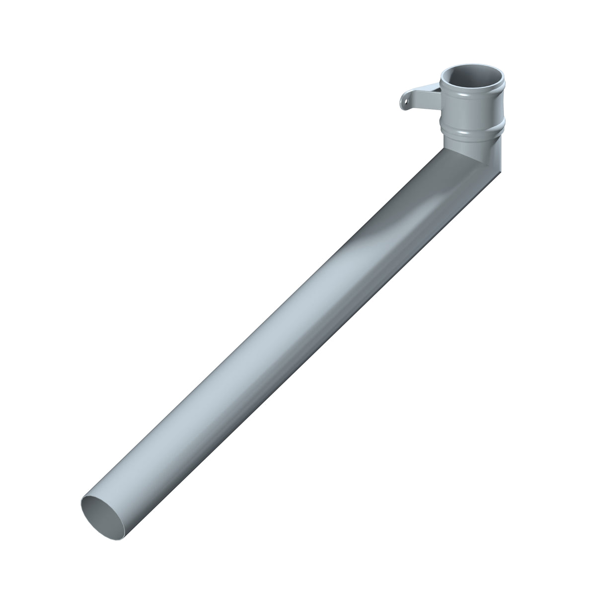 Dales Traditional Round 101.6mm Dia Downpipe - (Left Hand) Long Tailed Elbow 112.5 Degree (1000mm Projection) CW Cast Collar