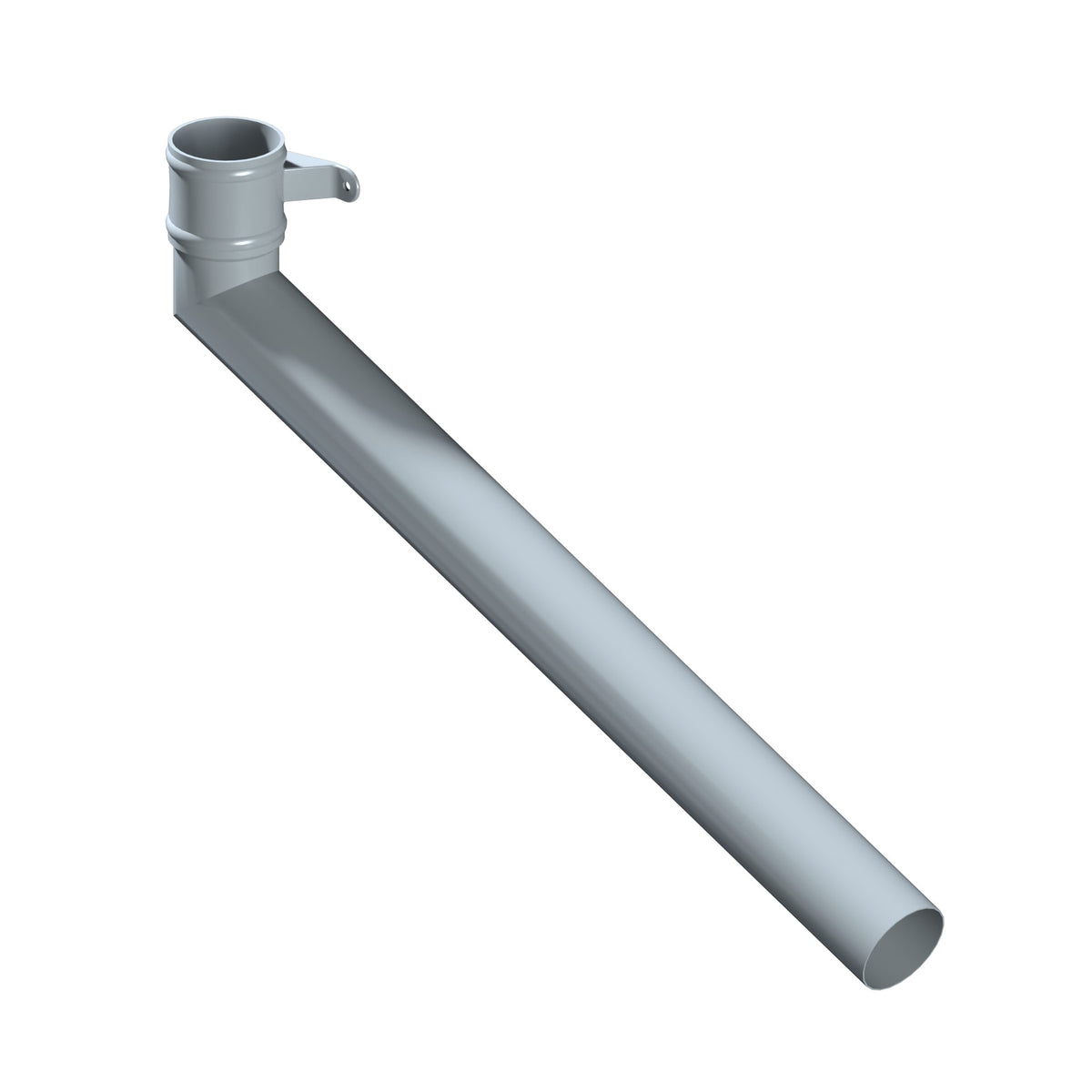 Dales Traditional Round 101.6mm Dia Downpipe - (Right Hand) Long Tailed Elbow 112.5 Degree (1000mm Projection) CW Cast Collar
