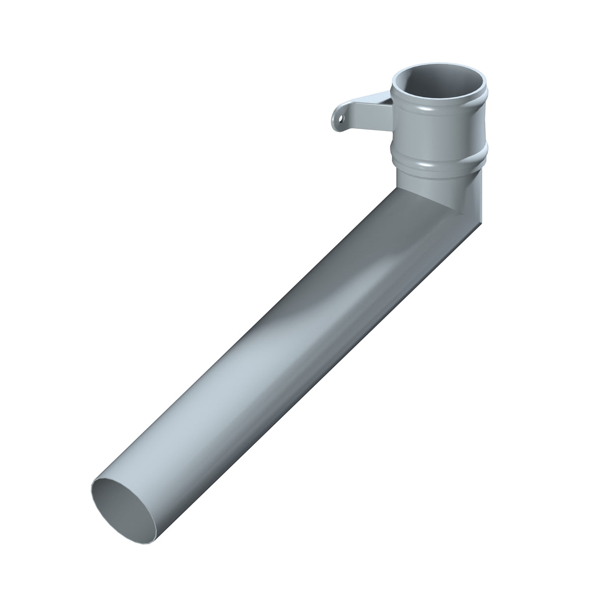 Dales Traditional Round 101.6mm Dia Downpipe - (Left Hand) Long Tailed Elbow 112.5 Degree (600mm Projection) CW Cast Collar