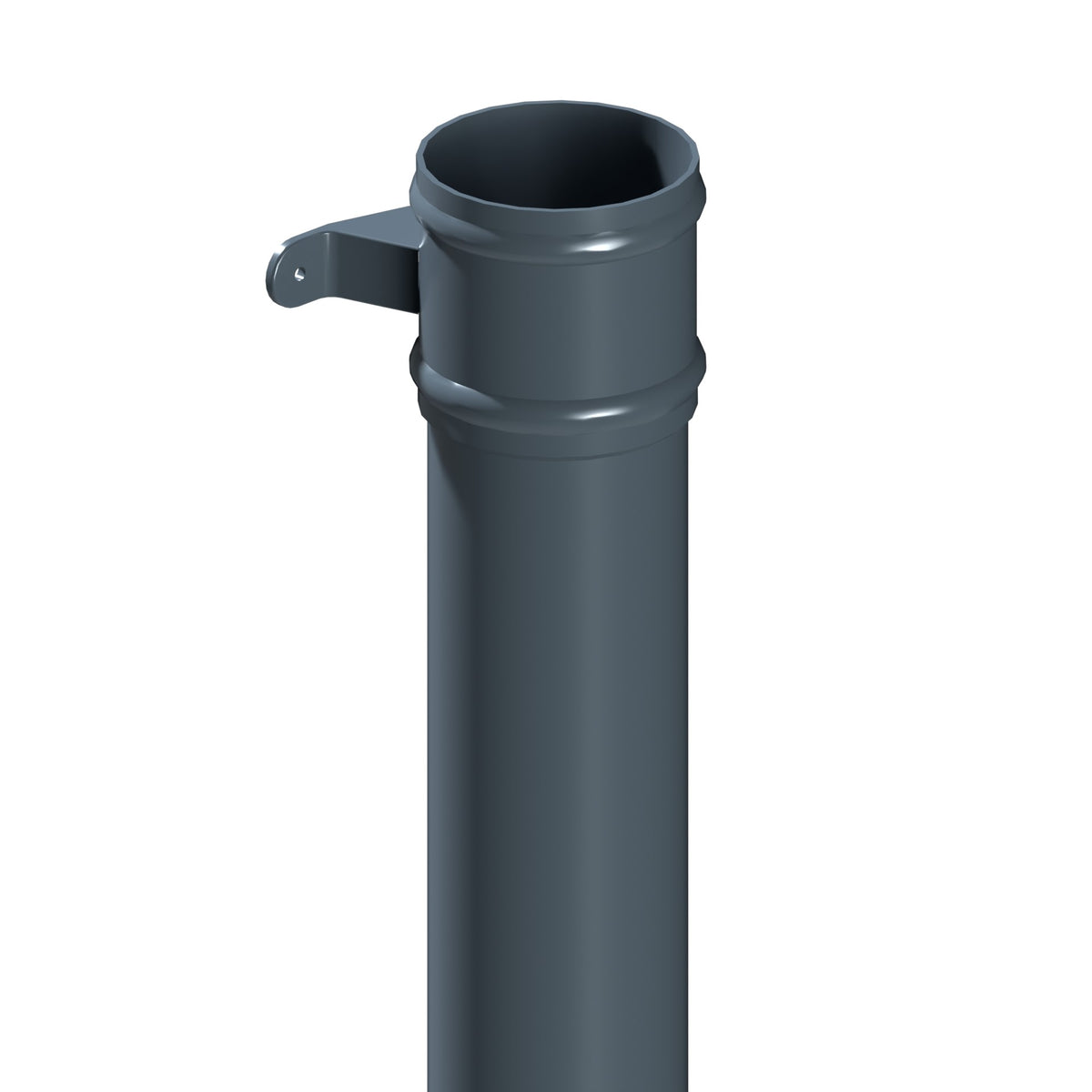 Dales Traditional Round 152.4mm Dia Downpipe - 1.5m Length CW Cast Eared Collar