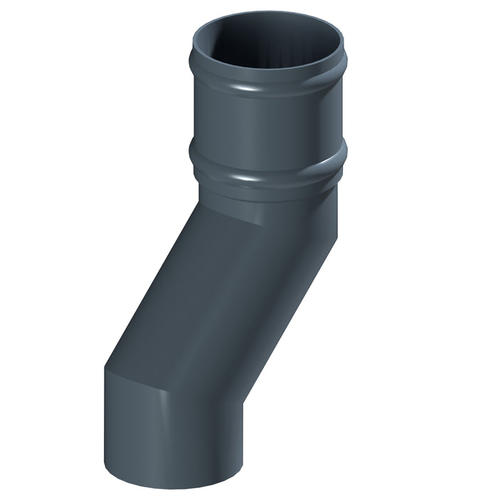 Dales Traditional Round 152.4mm Dia Downpipe - Pipe Offset 135 Degree (150mm Projection) CW Cast Collar