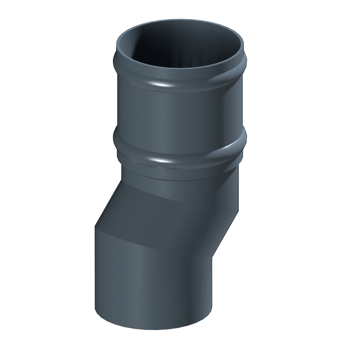 Dales Traditional Round 152.4mm Dia Downpipe - Pipe Offset 135 Degree (50mm Projection) CW Cast Collar