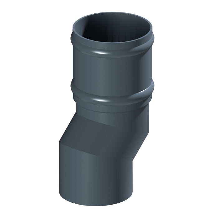 Dales Traditional Round 152.4mm Dia Downpipe - Pipe Offset 135 Degree (50mm Projection) CW Cast Collar