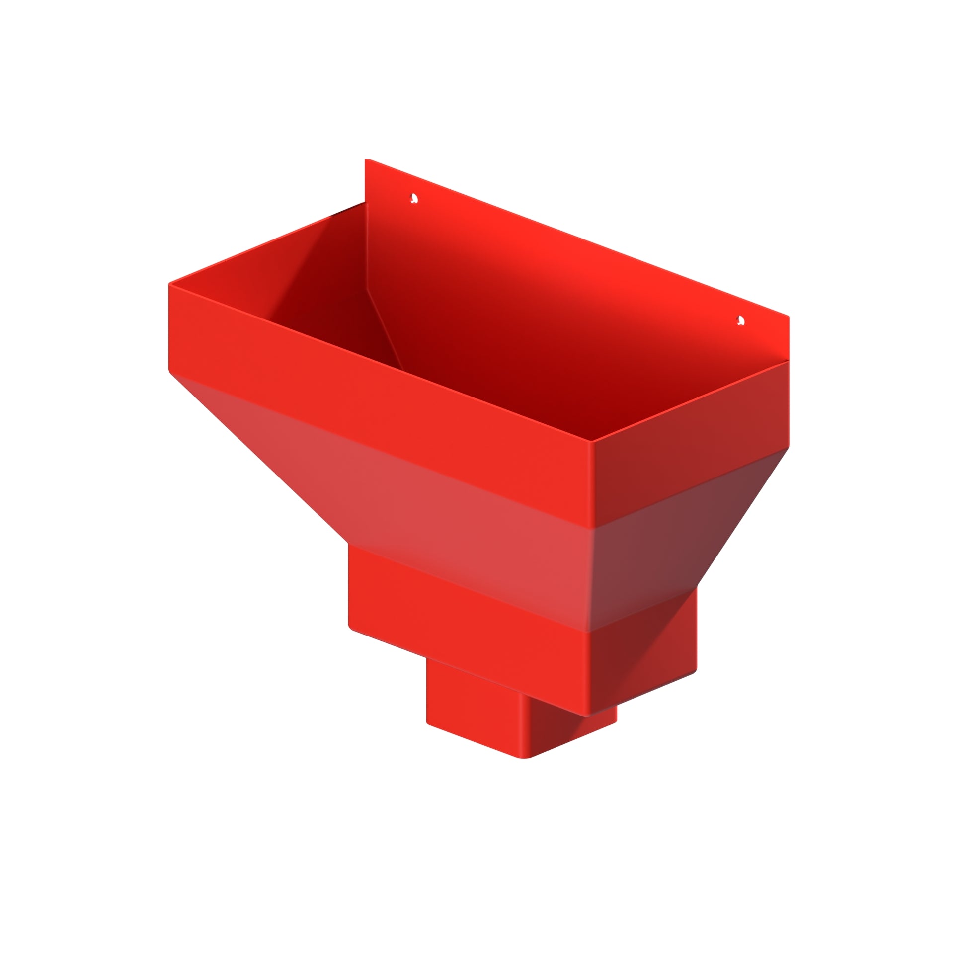 Dales Traditional Square 101.6mm Downpipe - Standard Hopper 30 mm Offset