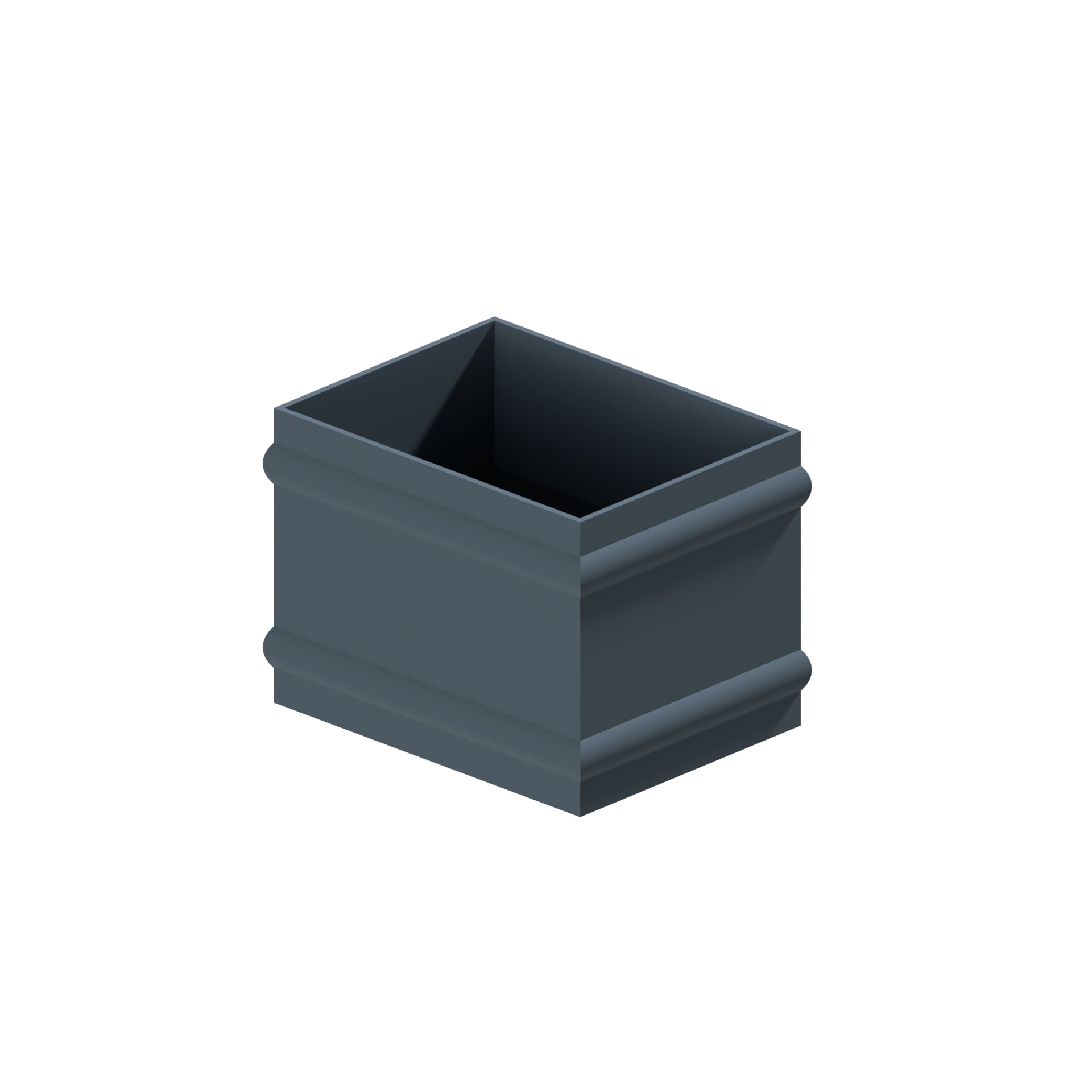 Dales Traditional Rectangular 101.6x76.2mm Downpipe - Pipe Connector Cast Collar
