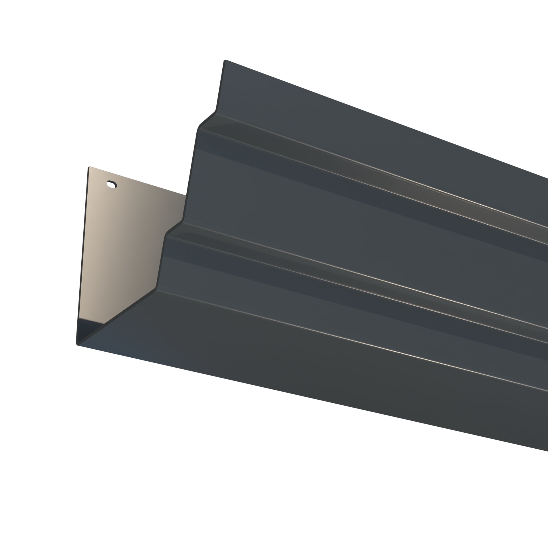 Dales Trent (200x150) - Gutter 3m Lengths - Aluminium Gutters Direct