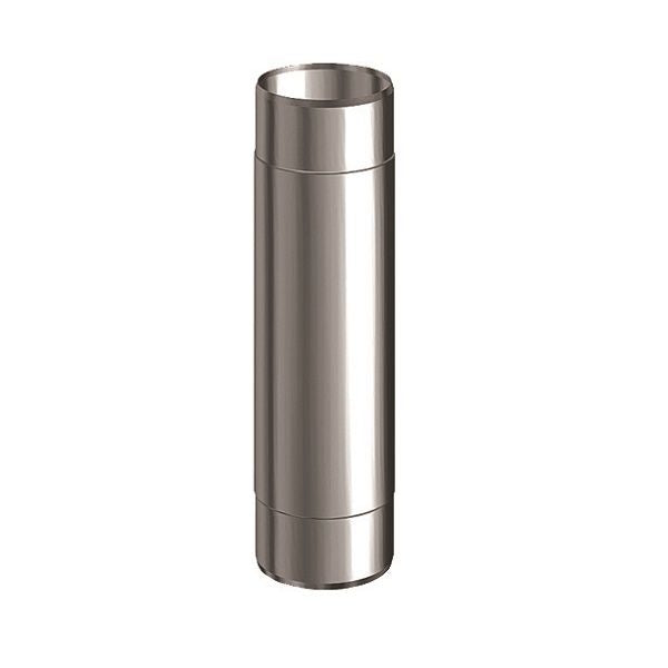 Lindab Galvanised Steel Intermediate Pipe (75mm - 120mm) - Aluminium Gutters Direct