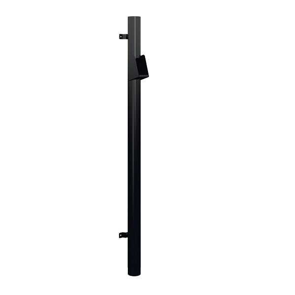 Lindab Painted Steel Vandal Reinforced Pipe with Raised Leaf Trap (102mm) - Aluminium Gutters Direct