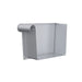 Lindab Galvanised Steel Left Hand Rectangular Stop End (140mm) - Aluminium Gutters Direct