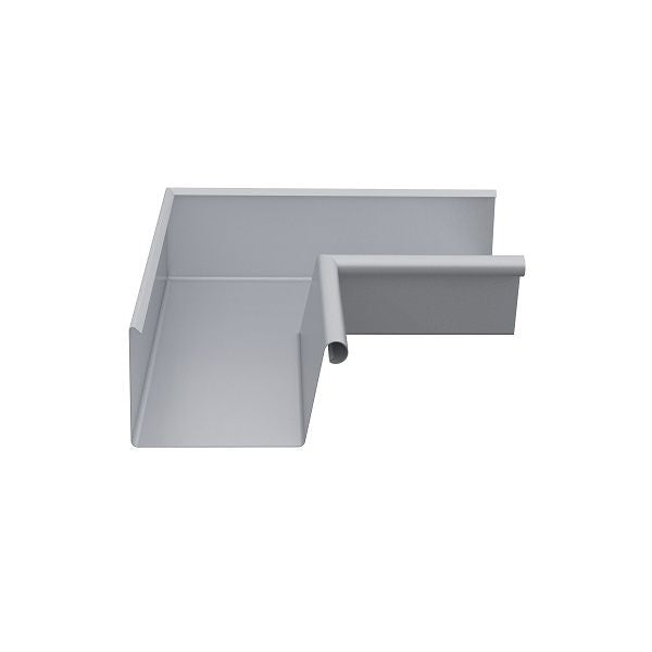 Lindab Galvanised Steel Internal Rectangular Gutter Angle (140mm) - Aluminium Gutters Direct
