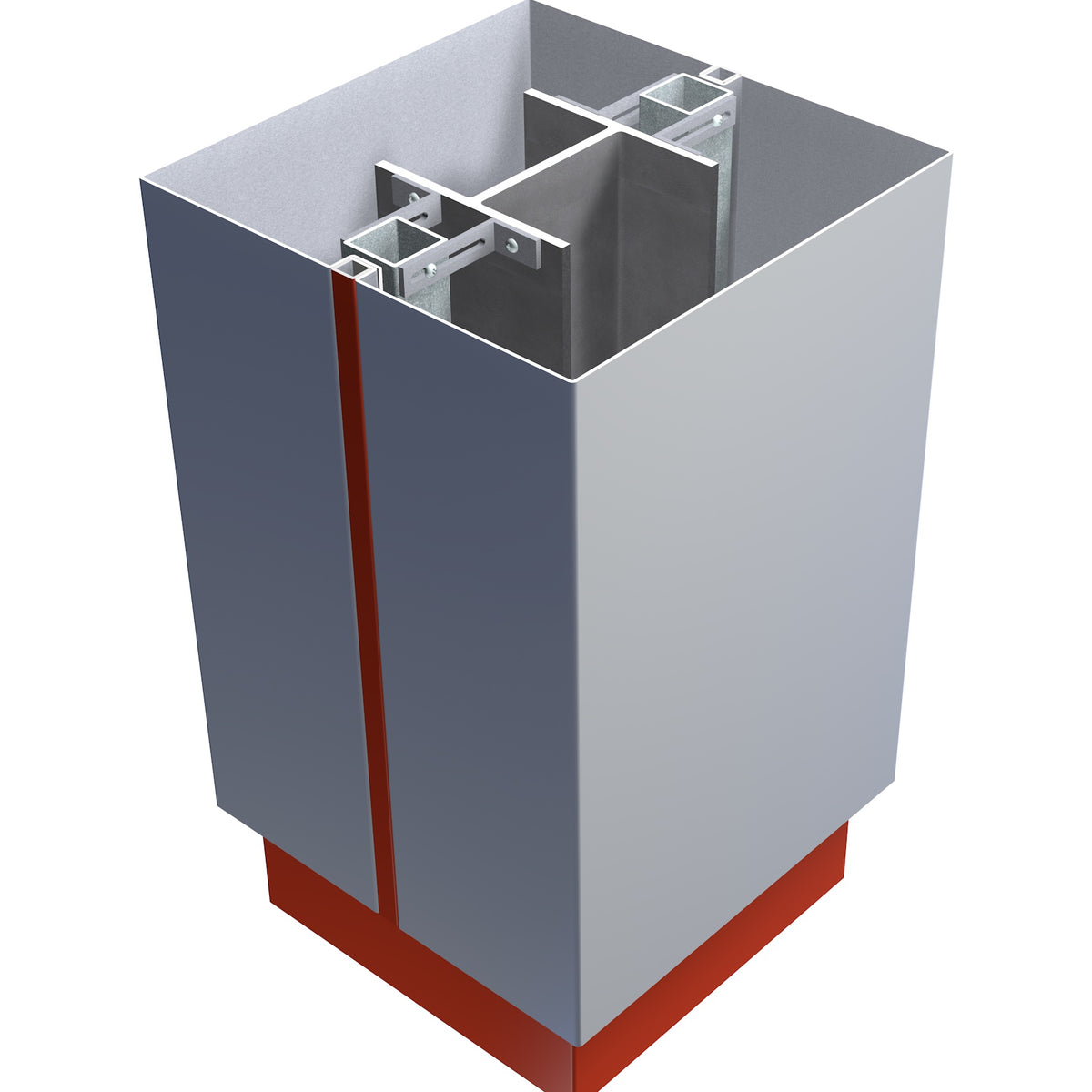 Column Container Alumasc Skyline Column Castings - Square DuoColour Column Casing x 3 M