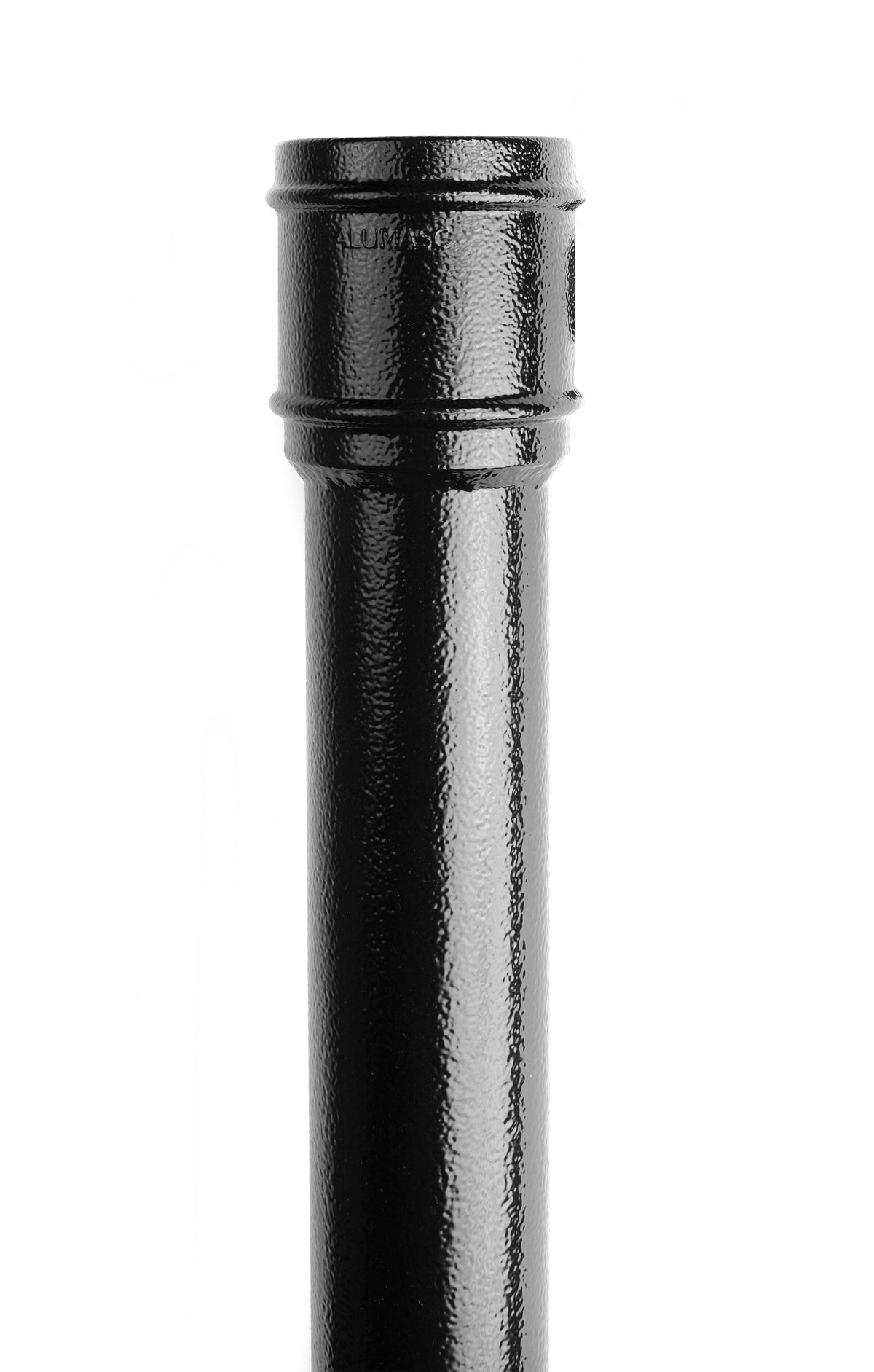 Alumasc Heritage - Round Circular Cast Aluminium Socketed Downpipe Without Ears - Aluminium Gutters Direct