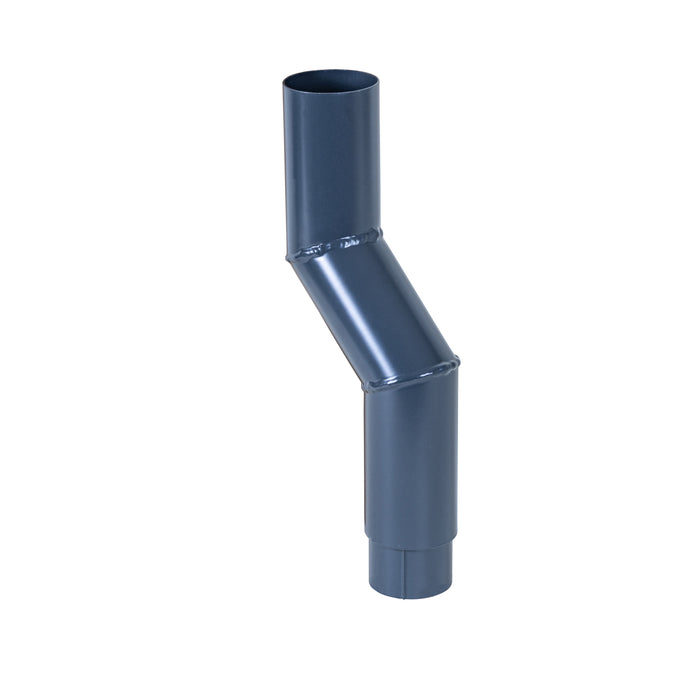 Alumasc Flushjoint - Circular Extruded Aluminium 135 degree Fixed Offset - Aluminium Gutters Direct