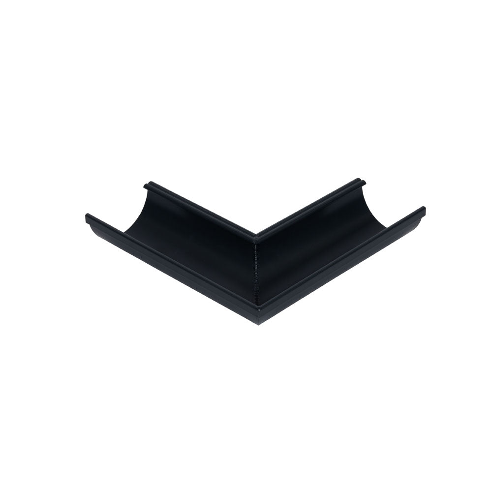 Alumasc Aqualine - Half Round Extruded Aluminium 90 Degrees External Angle - Aluminium Gutters Direct