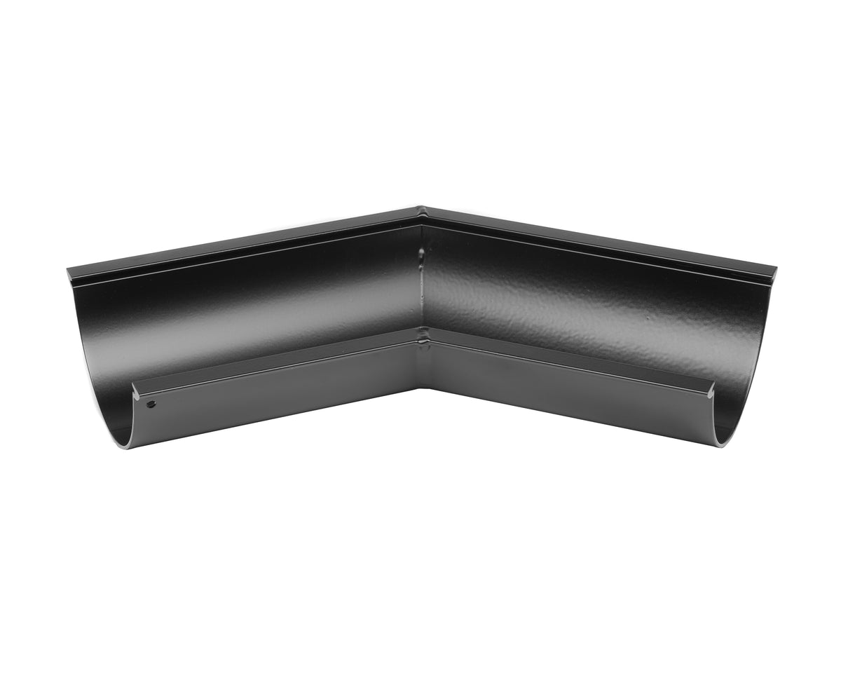 Alumasc AX SnapFix Beaded Half Round Extruded Aluminium 135 Degree Angle - Aluminium Gutters Direct