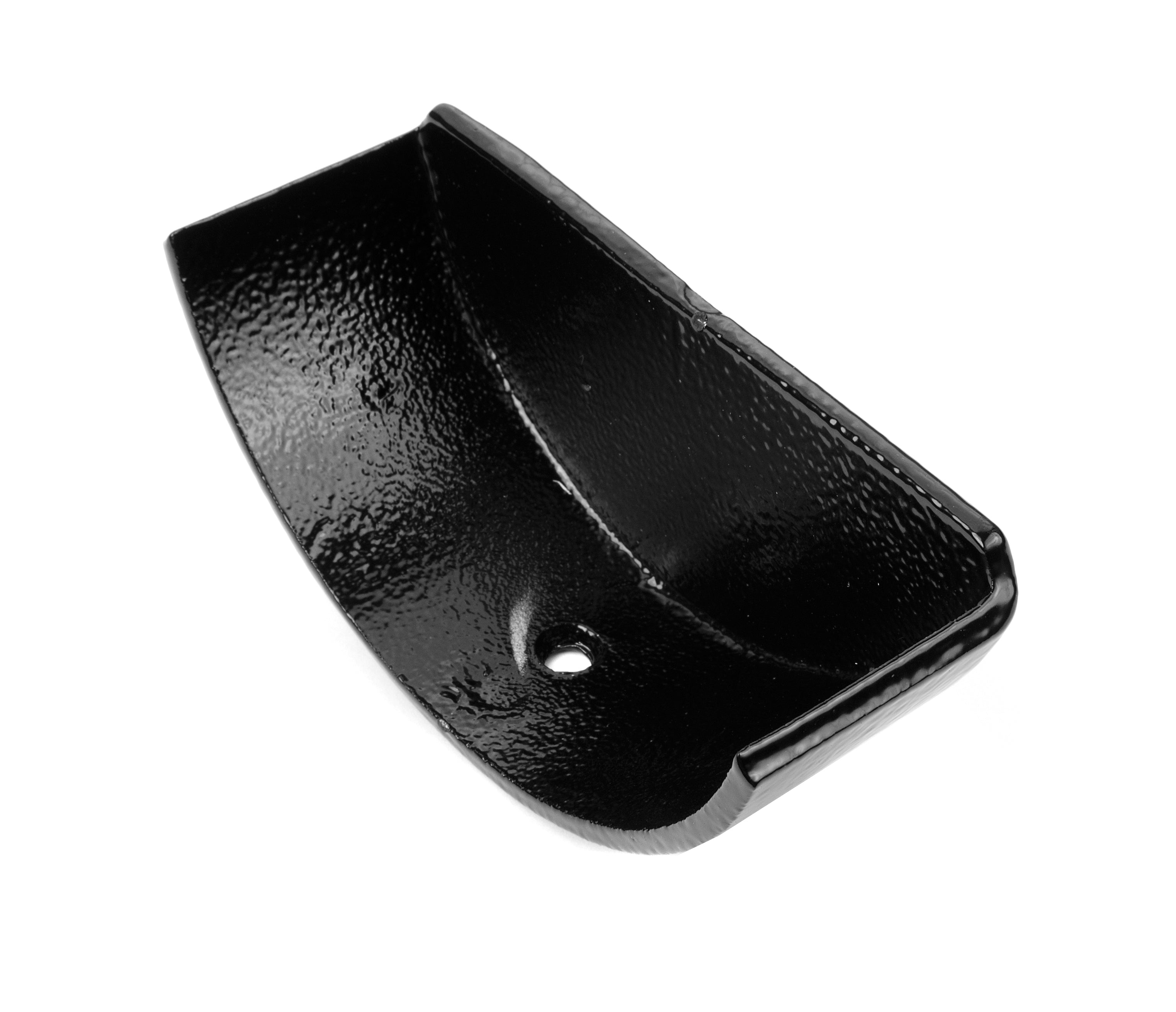 Alumasc Heritage - Beaded Half Round Cast Aluminium Non Handed External Stopend - Aluminium Gutters Direct