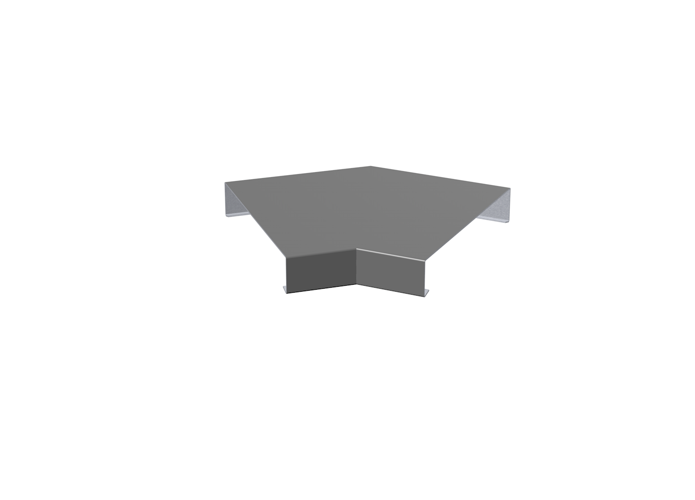 Alumasc Skyline Aluminium Coping - 135 Degree Angle - Aluminium Gutters Direct
