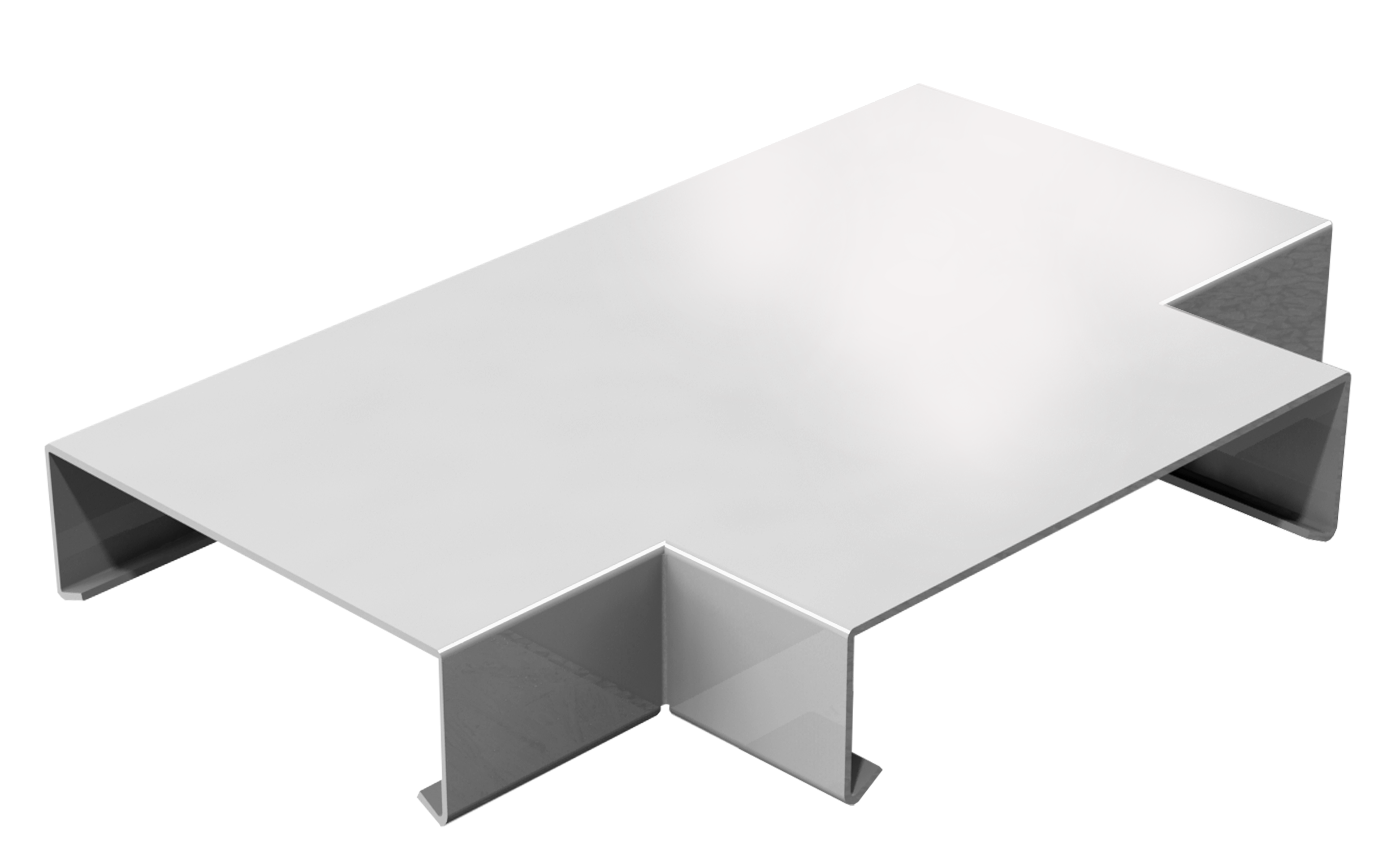 Alumasc Skyline Aluminium Coping - 90 Degree T Junction - Aluminium Gutters Direct