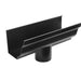 Alumasc AX SnapFix - Moulded Extruded Aluminium Running Outlet - Aluminium Gutters Direct