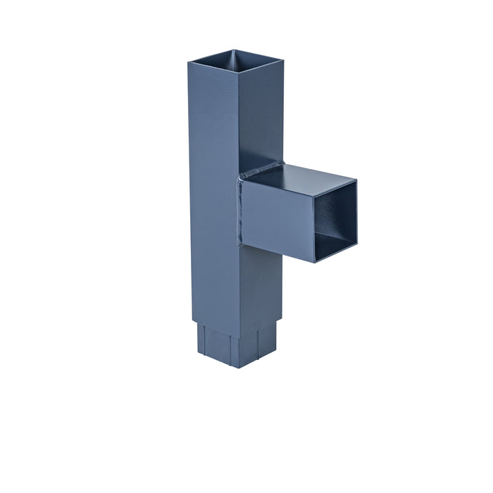 Alumasc Flushjoint - Square Extruded Aluminium Branches - Aluminium Gutters Direct