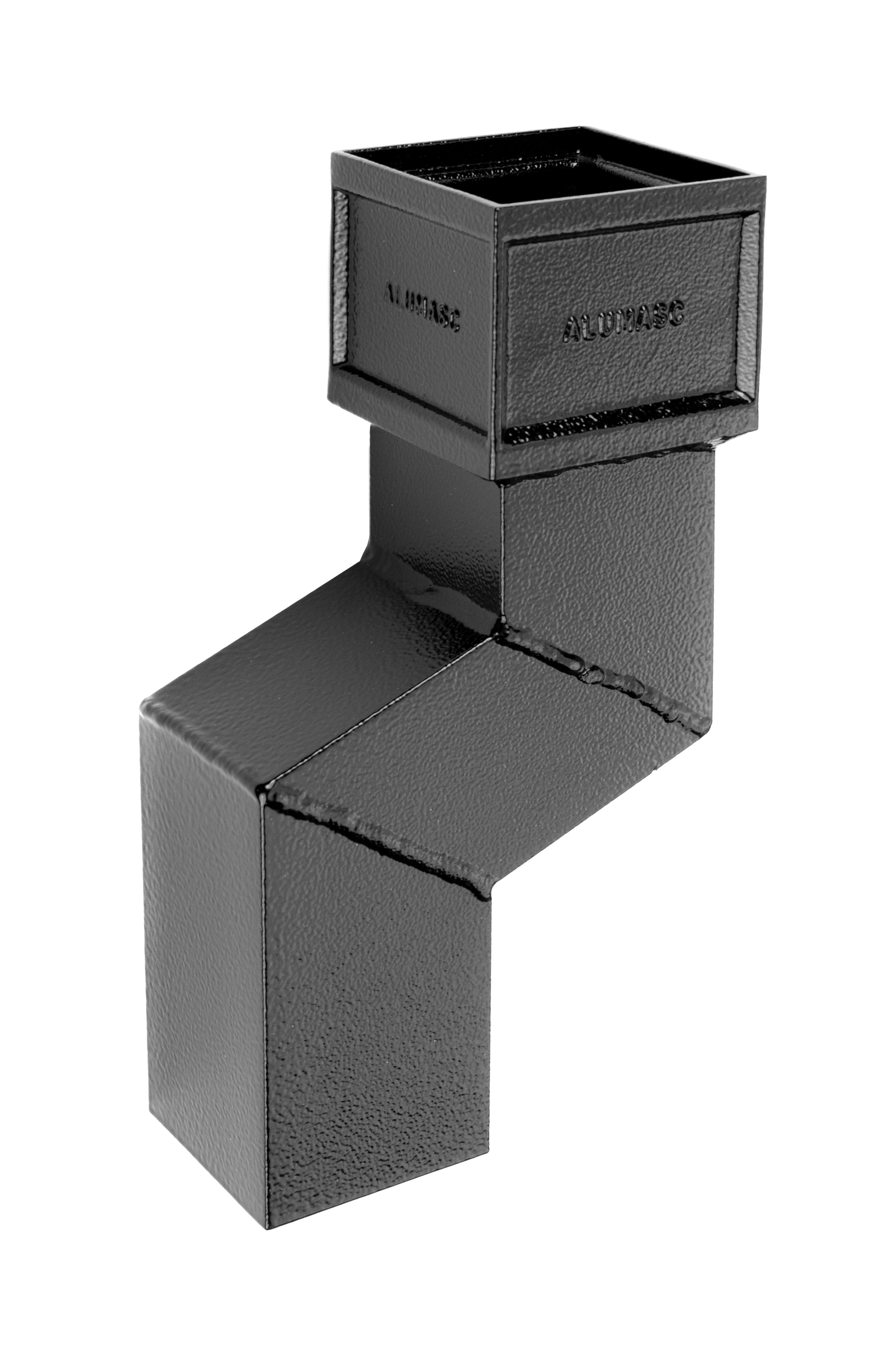 Alumasc Heritage - Square Cast Aluminium Socketed Offset Pipe - Aluminium Gutters Direct