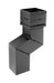 Alumasc Heritage - Square Cast Aluminium Socketed Offset Pipe - Aluminium Gutters Direct