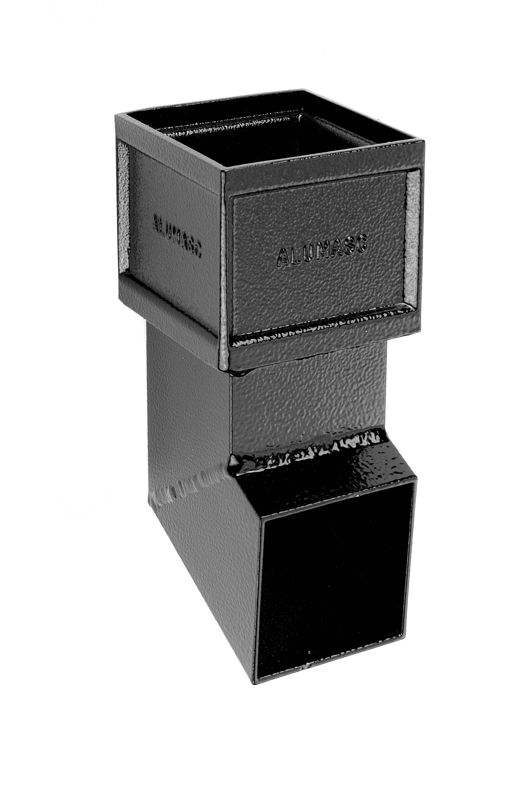 Alumasc Heritage - Square Cast Aluminium Socketed Shoe Front Without Ears - Aluminium Gutters Direct