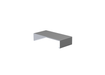 Alumasc Skyline Aluminium Variable Coping - Closed Stop End - Aluminium Gutters Direct