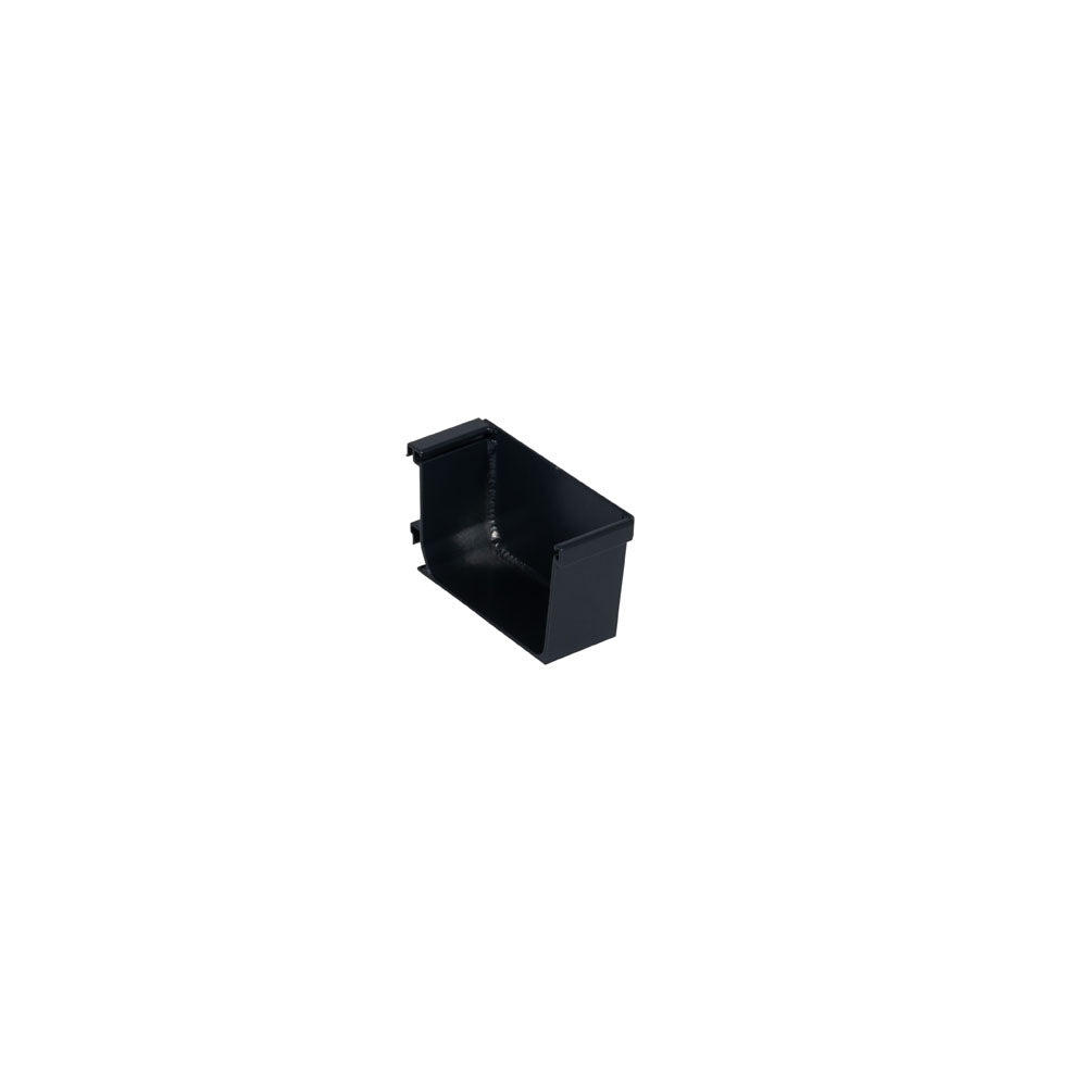 Alumasc Aqualine Box Extruded Aluminium Right-Hand Stop End - Aluminium Gutters Direct