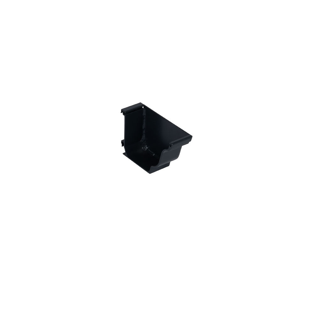 Alumasc Aqualine - Moulded Extruded Aluminium Right-Hand Stop End - Aluminium Gutters Direct