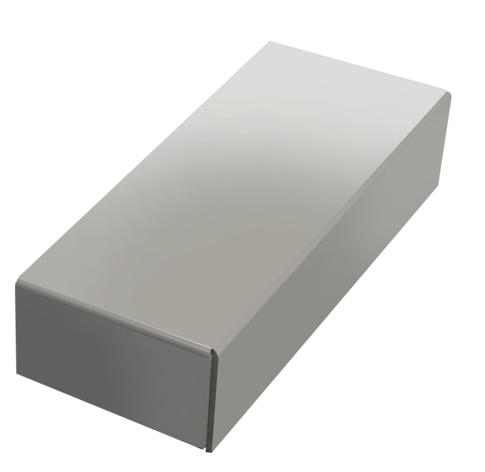 Alumasc Skyline Aluminium Coping - Closed Stop End - Aluminium Gutters Direct